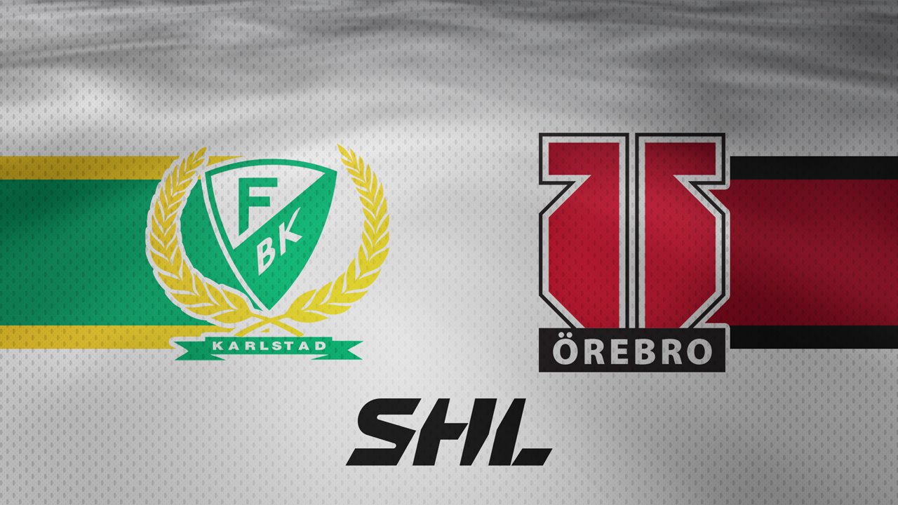 Färjestad BK vs Örebro HK poster