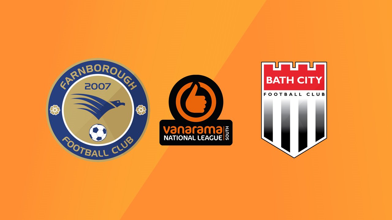 Farnborough vs Bath City poster Farnborough vs Bath City poster