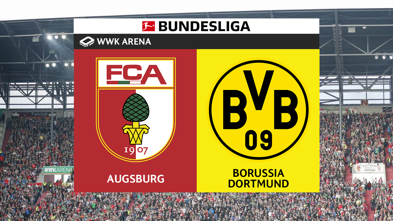 FC Augsburg vs Borussia Dortmund poster