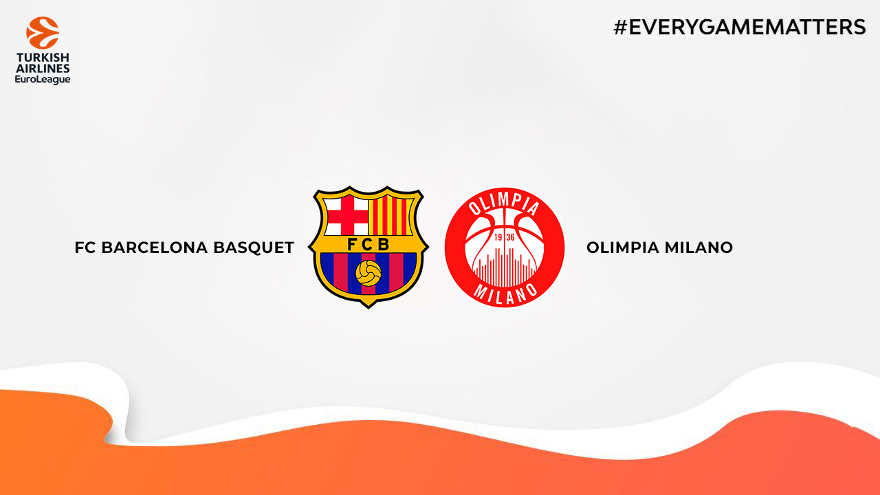 FC Barcelona Basquet vs Olimpia Milano poster
