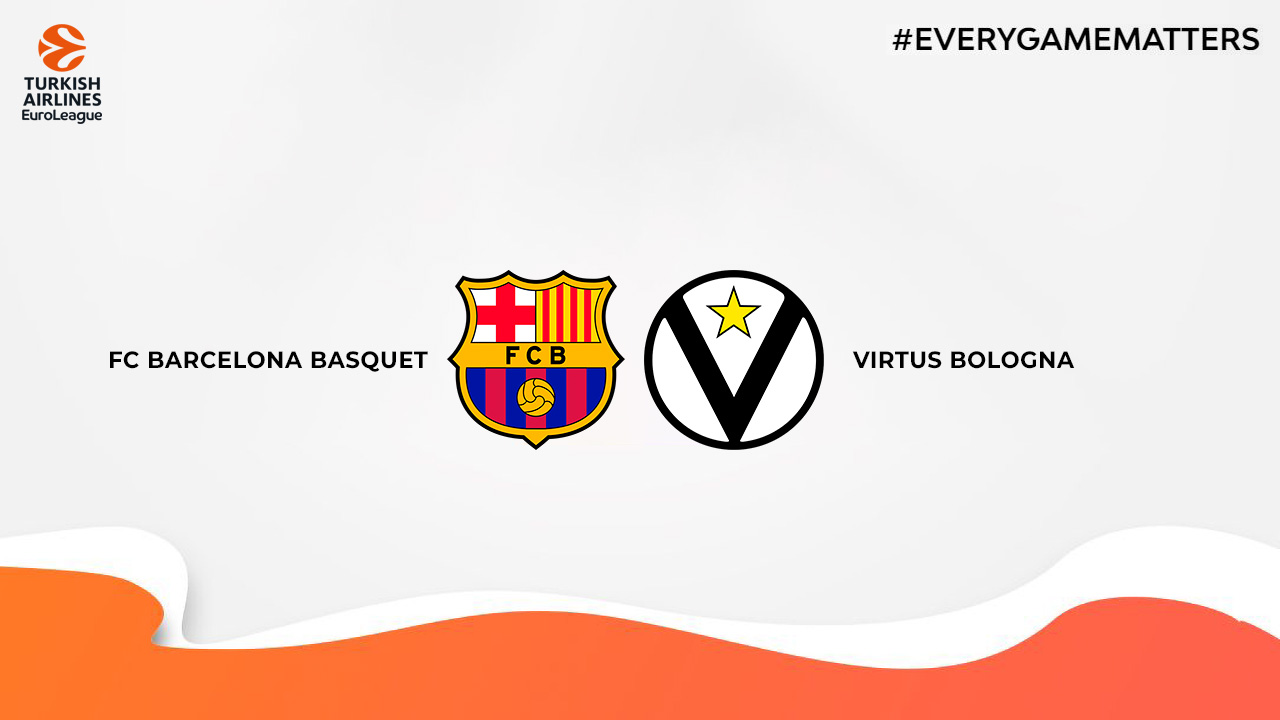 FC Barcelona Basquet vs Virtus Pallacanestro Bologna poster FC Barcelona Basquet vs Virtus Pallacanestro Bologna poster