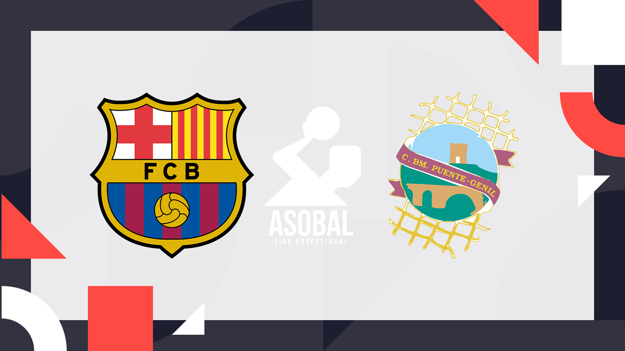 FC Barcelona Handbol vs BM Puente Genil poster
