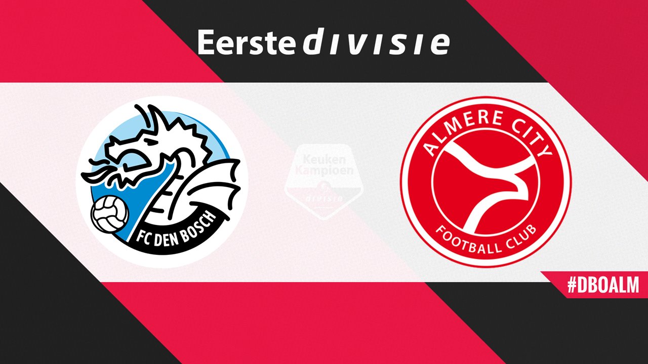 FC Den Bosch vs Almere City poster FC Den Bosch vs Almere City poster