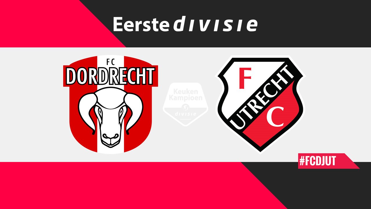 FC Dordrecht vs Jong Utrecht poster