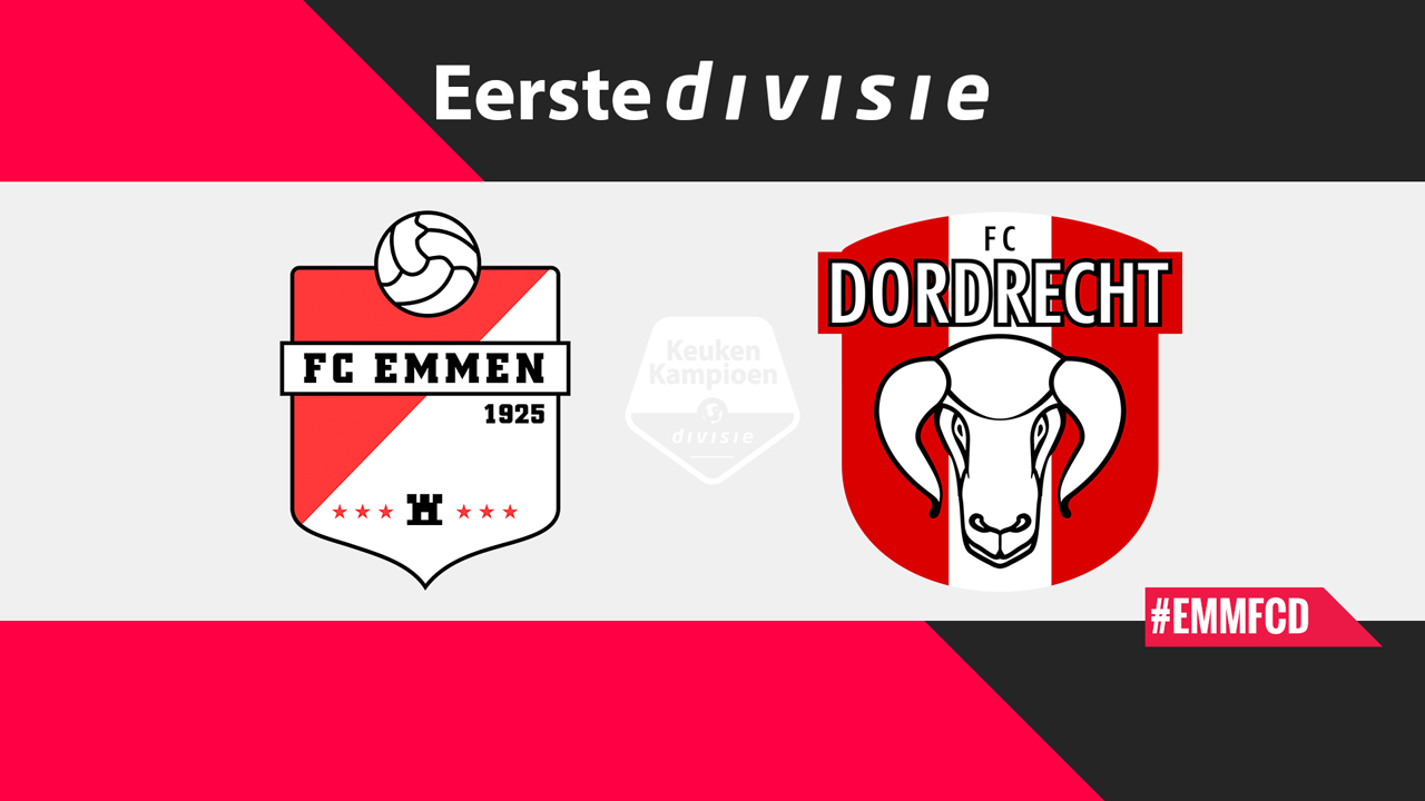 FC Emmen vs FC Dordrecht poster