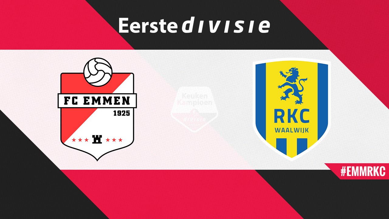 FC Emmen vs RKC Waalwijk poster