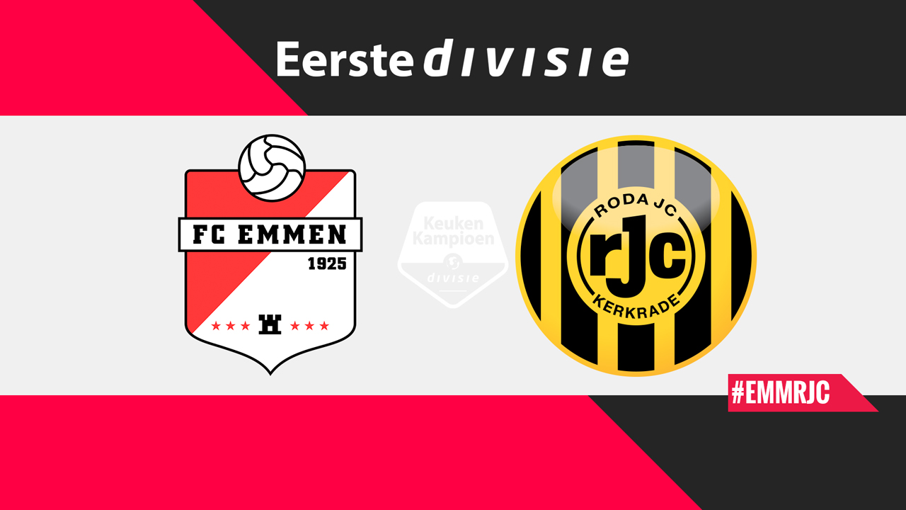 FC Emmen vs Roda JC poster FC Emmen vs Roda JC poster