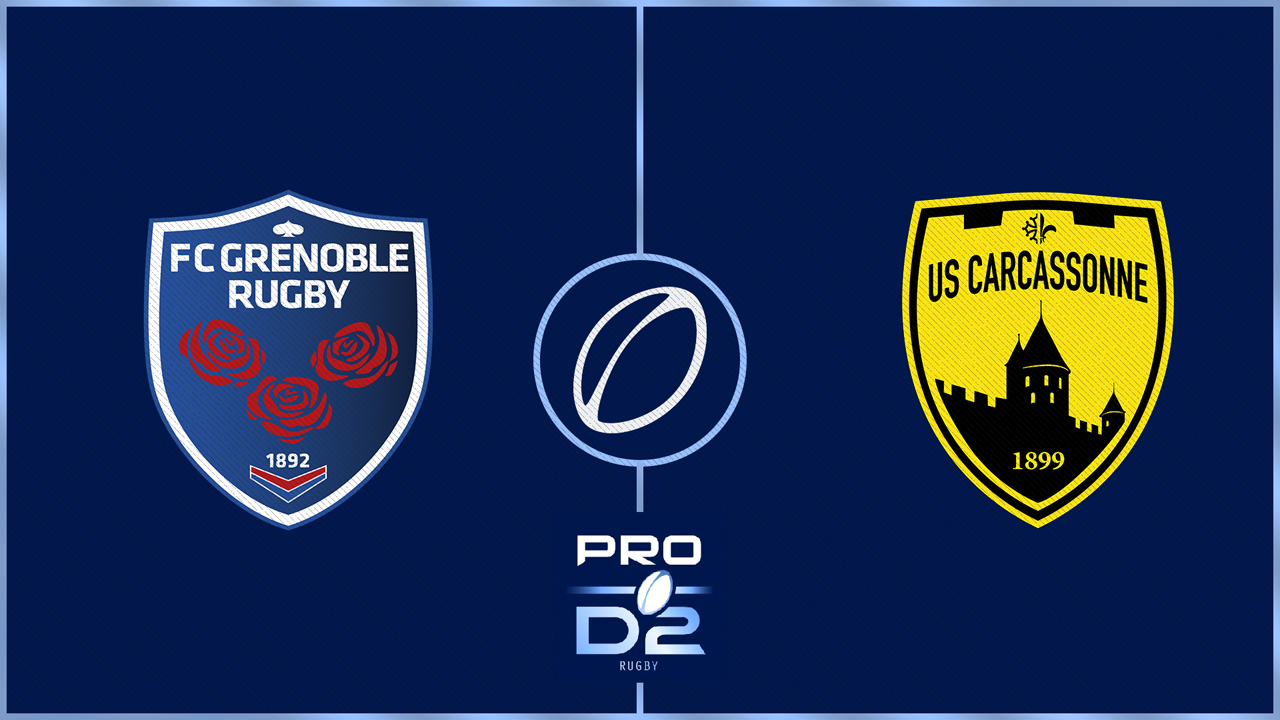 FC Grenoble vs Carcassonne poster
