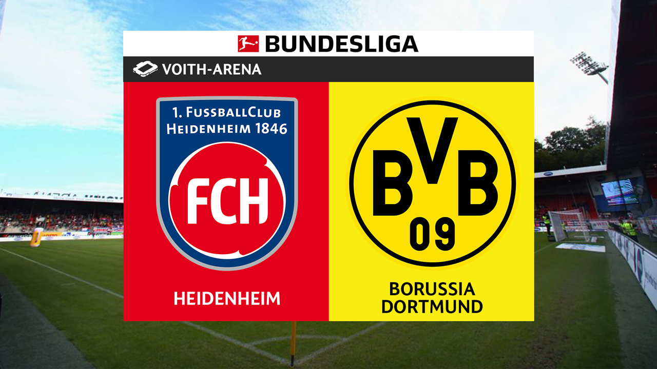 FC Heidenheim vs Borussia Dortmund poster