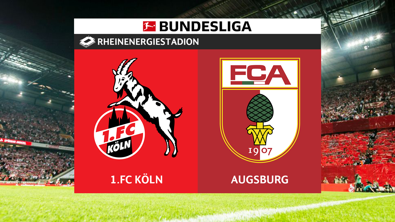 FC Köln vs FC Augsburg poster