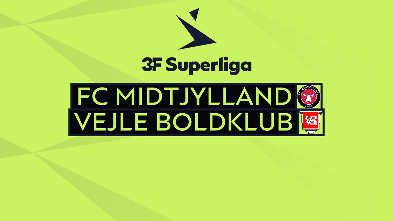 FC Midtjylland vs Vejle poster