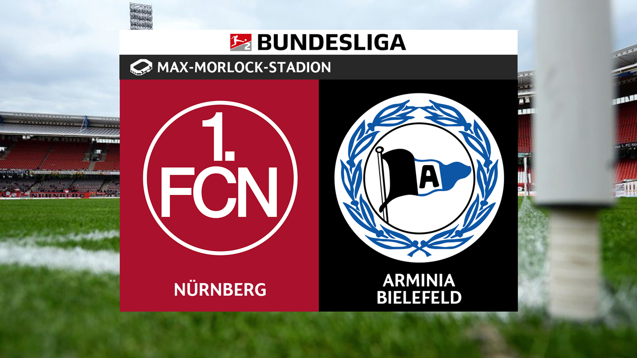 FC Nürnberg vs Arminia Bielefeld poster FC Nürnberg vs Arminia Bielefeld poster