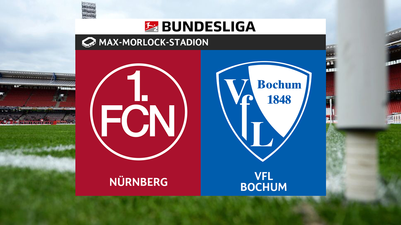 FC Nürnberg vs Bochum poster