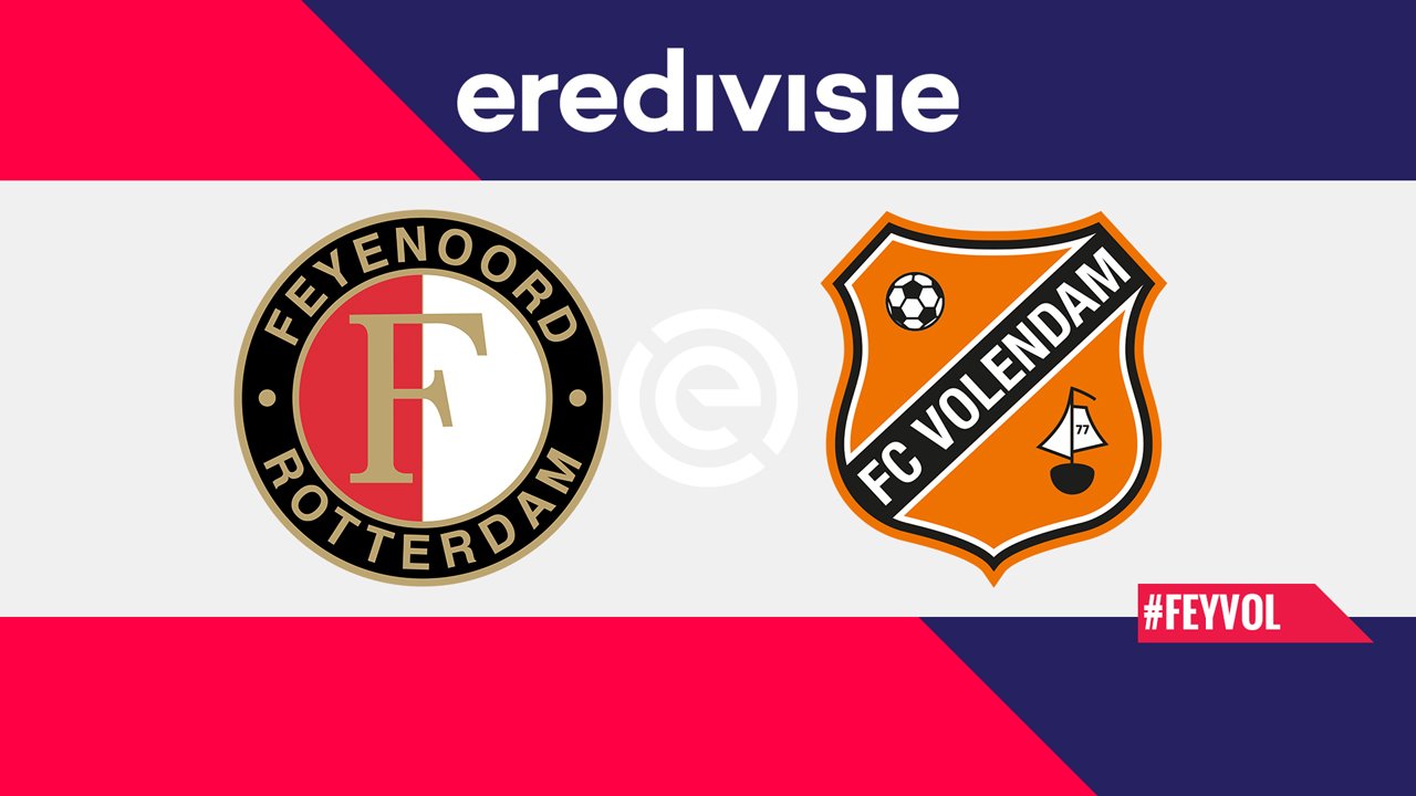 Feyenoord vs FC Volendam poster