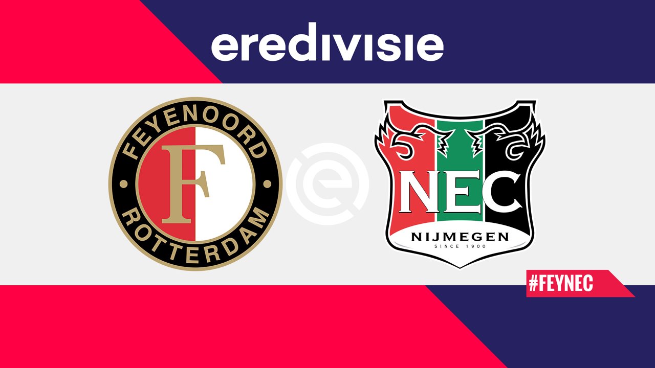 Feyenoord vs NEC Nijmegen poster Feyenoord vs NEC Nijmegen poster