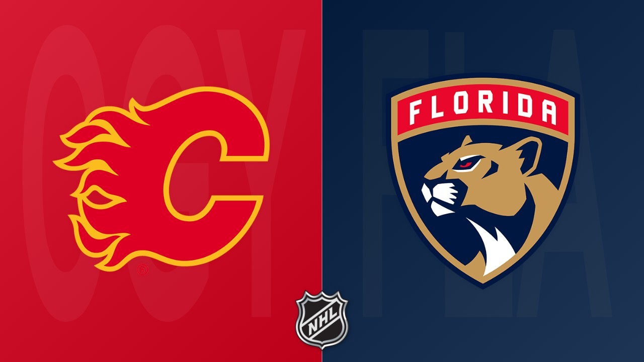 Florida Panthers vs Calgary Flames poster Florida Panthers vs Calgary Flames poster