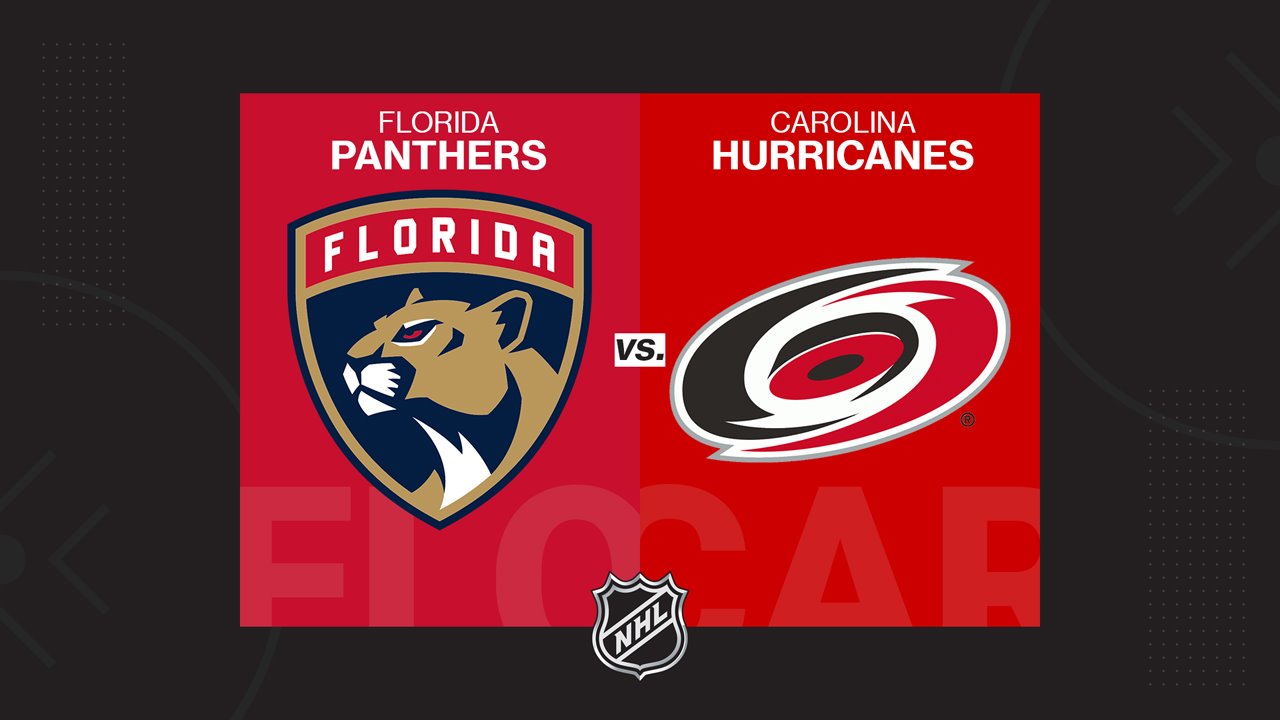 Florida Panthers vs Carolina Hurricanes poster
