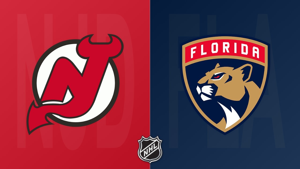 Florida Panthers vs New Jersey Devils poster Florida Panthers vs New Jersey Devils poster