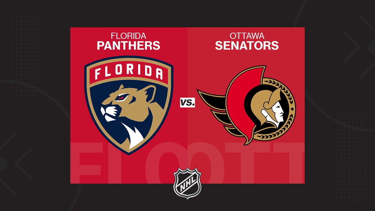 Florida Panthers vs Ottawa Senators poster