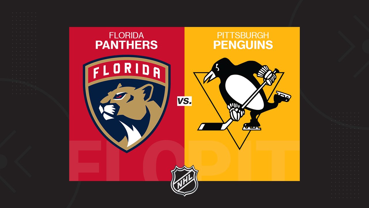 Florida Panthers vs Pittsburgh Penguins poster