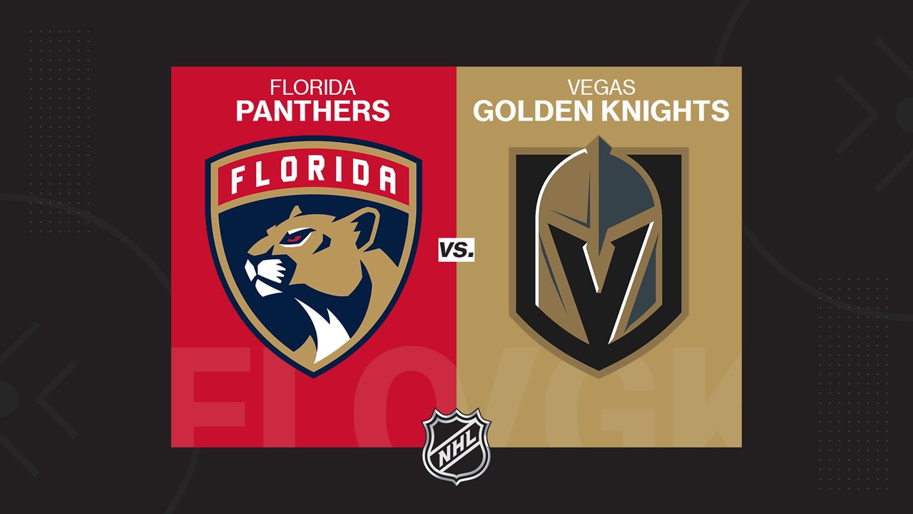 Florida Panthers vs Vegas Golden Knights poster