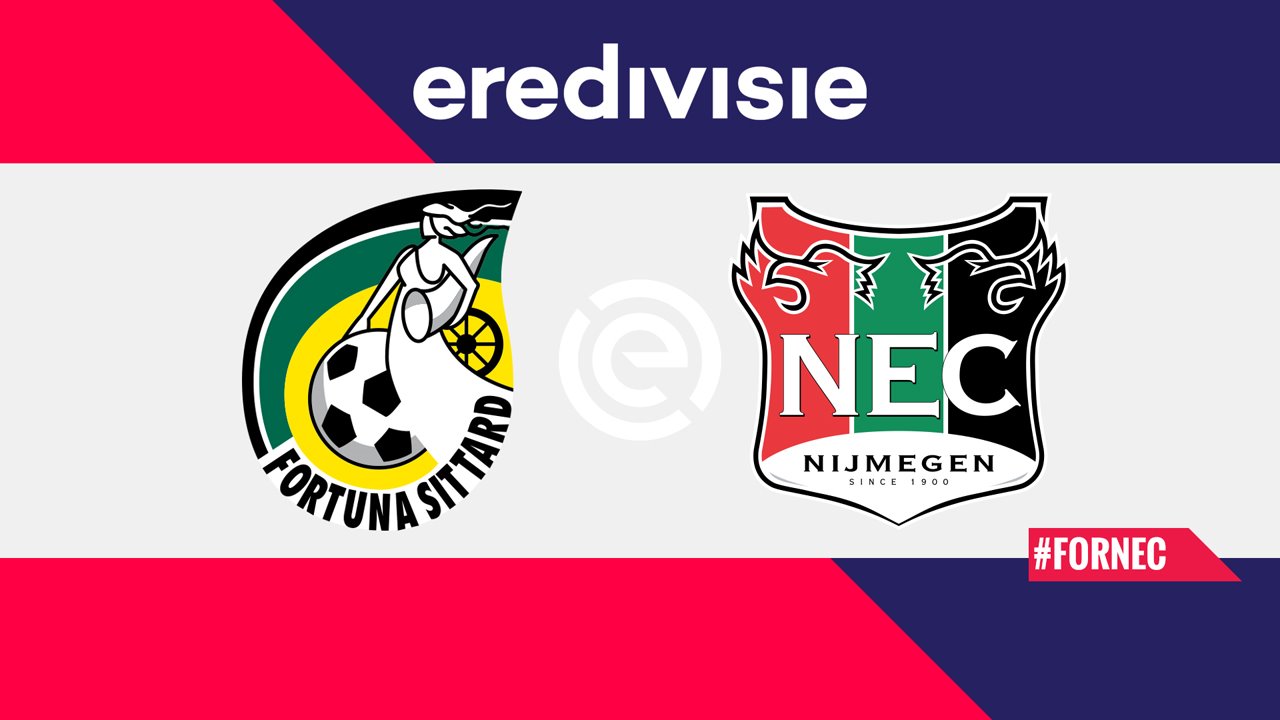 Fortuna Sittard vs NEC Nijmegen poster