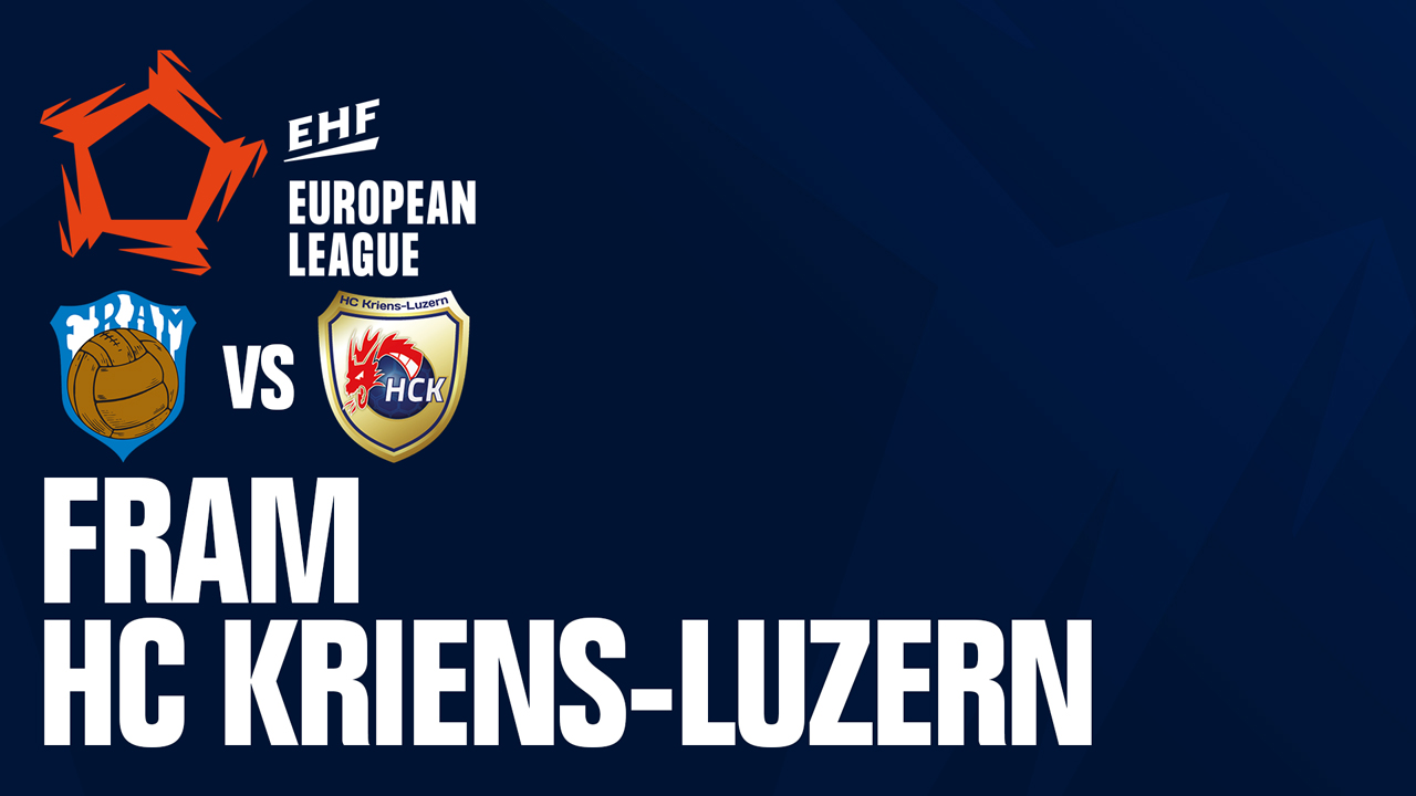 Fram Handball vs HC Kriens-Luzern poster Fram Handball vs HC Kriens-Luzern poster