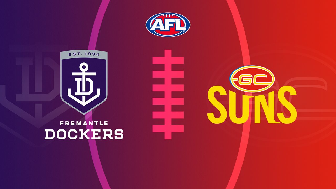 Fremantle Football Club vs Gold Coast Football Club poster Fremantle Football Club vs Gold Coast Football Club poster
