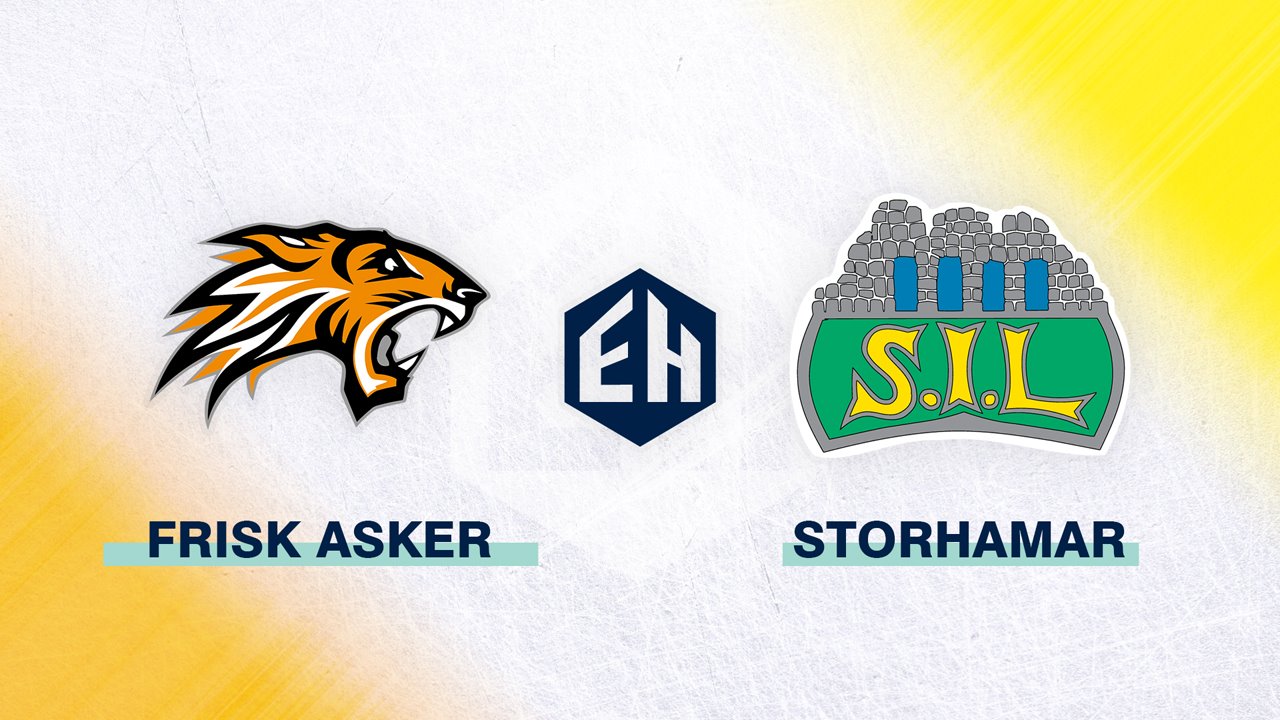 Frisk Asker vs Storhamar poster Frisk Asker vs Storhamar poster
