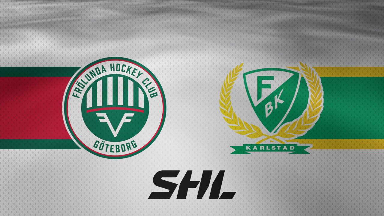 Frölunda HC vs Färjestad BK poster