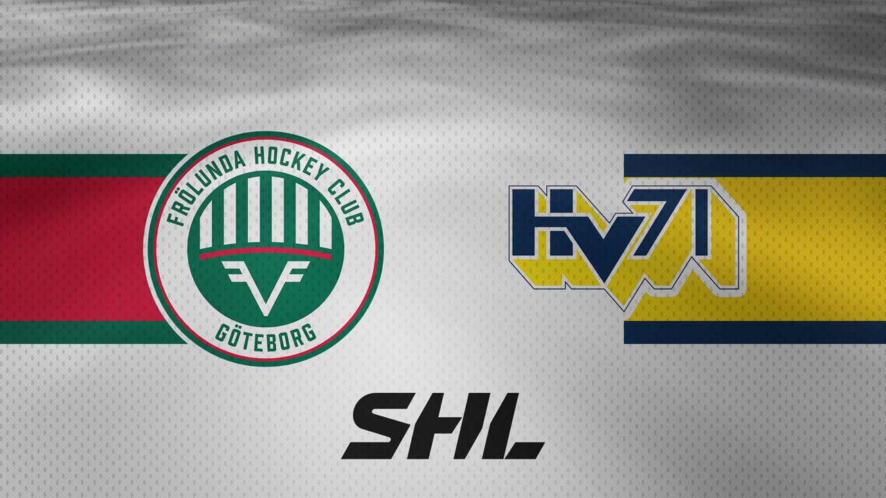 Frölunda HC vs HV71 poster