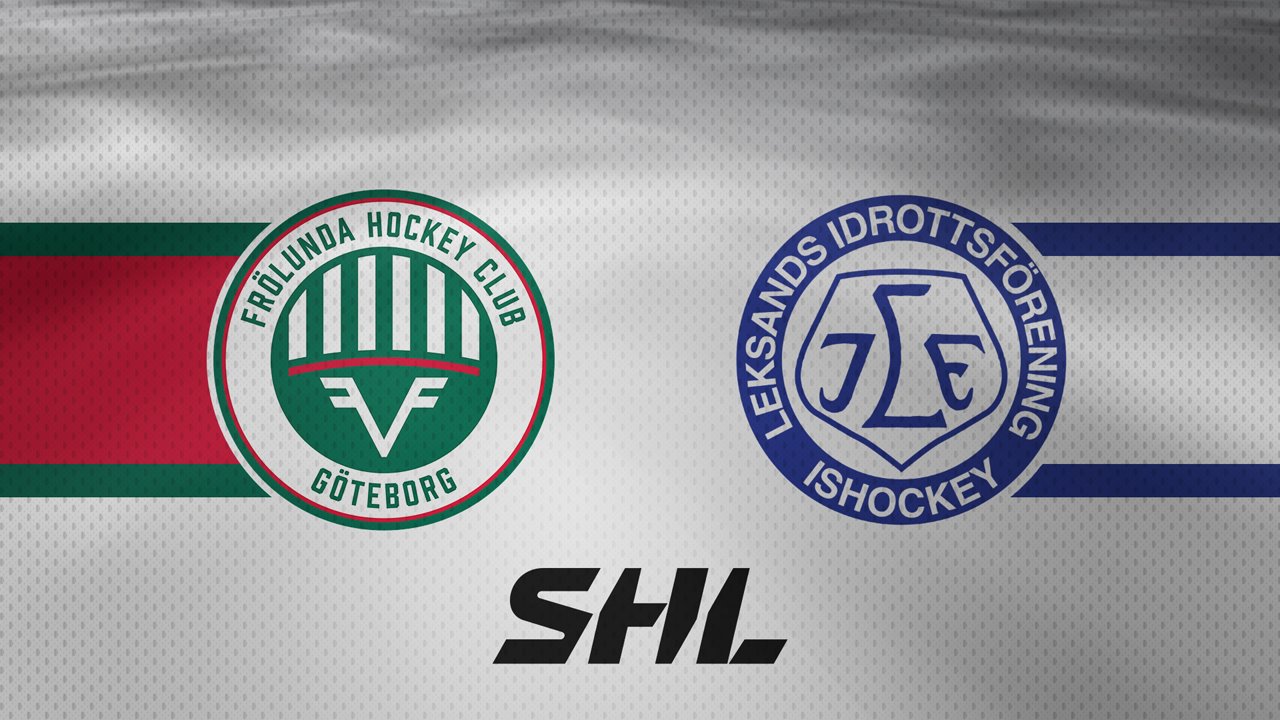 Frölunda HC vs Leksands IF poster