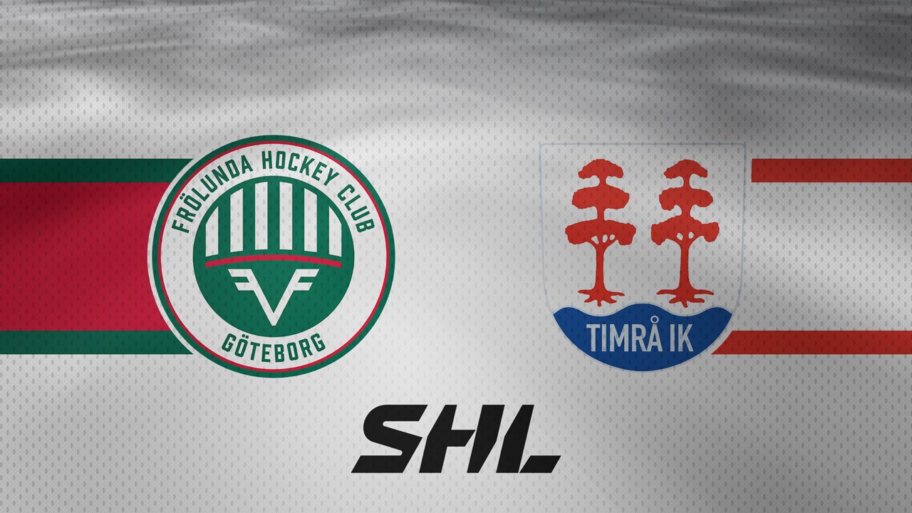 Frölunda HC vs Timrå IK poster