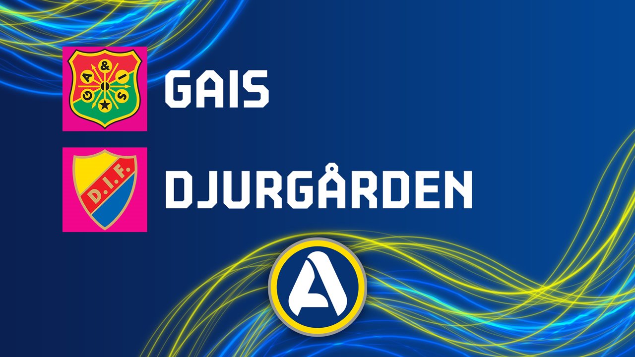 Gais vs Djurgaarden poster Gais vs Djurgaarden poster