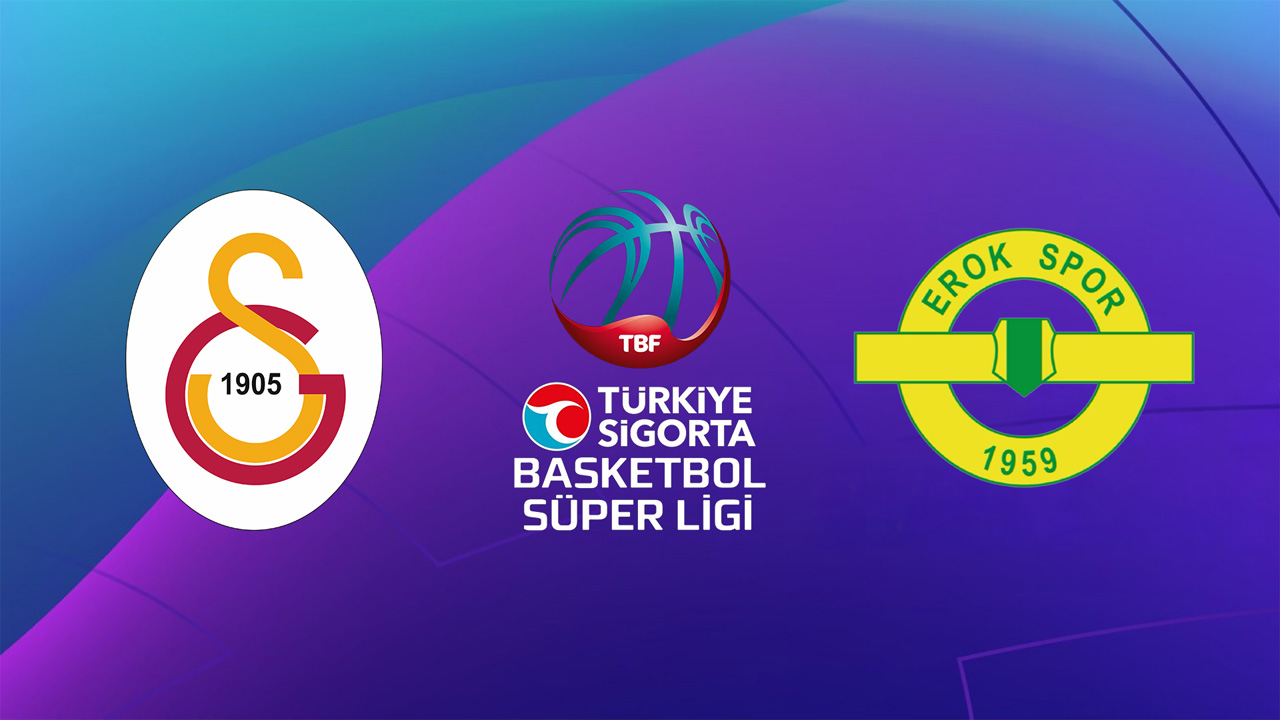 Galatasaray SK vs Esenler Erokspor Basketball poster Galatasaray SK vs Esenler Erokspor Basketball poster