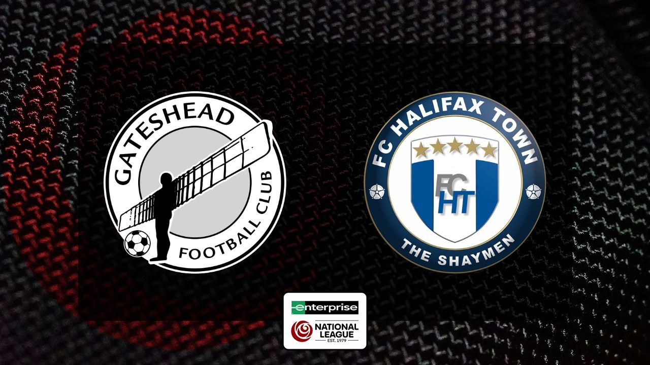 Gateshead vs Halifax Town poster