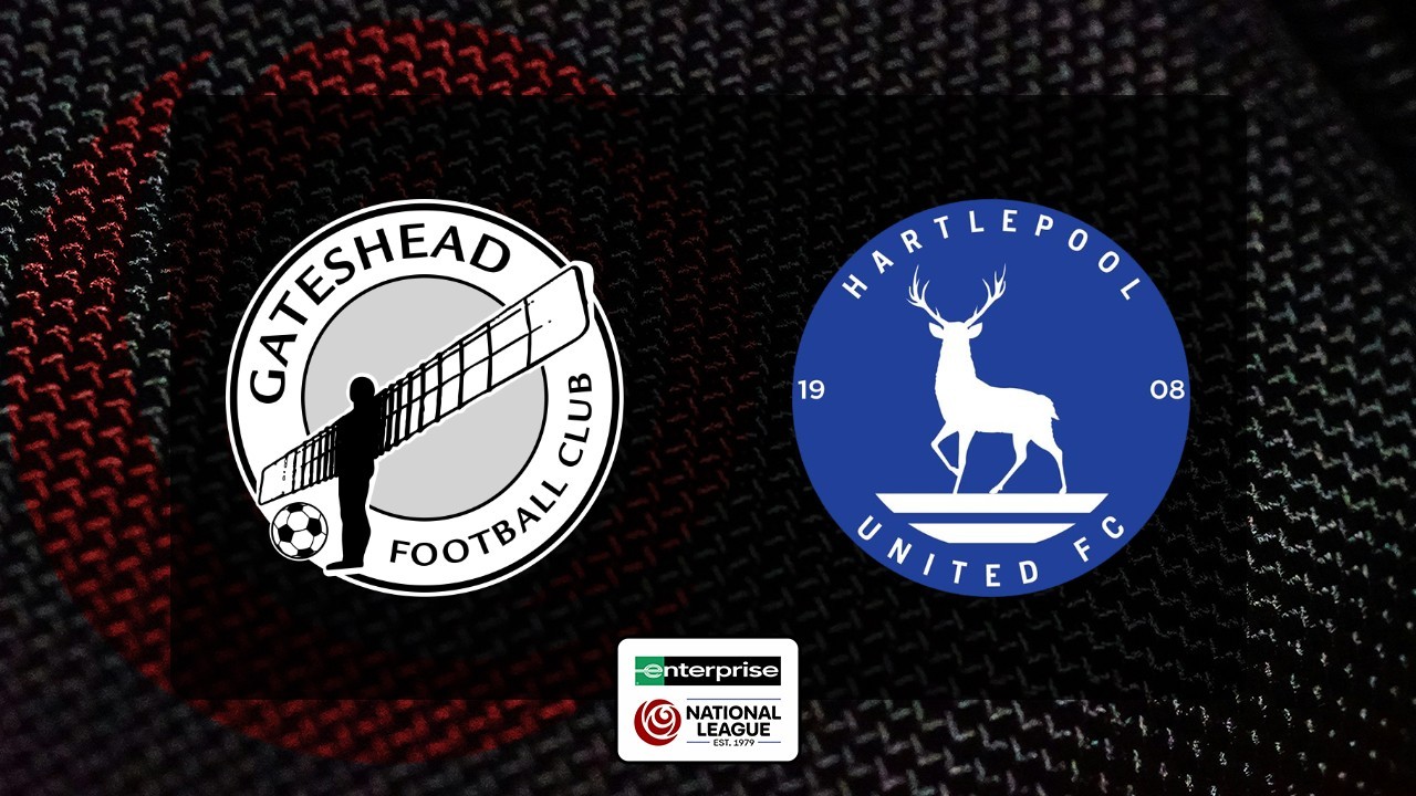 Gateshead vs Hartlepool United poster