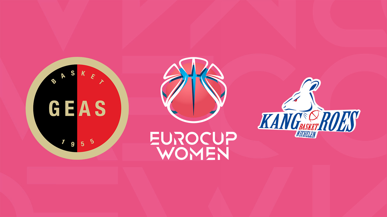Geas Basket Women vs Kangoeroes Basket Mechelen Women poster