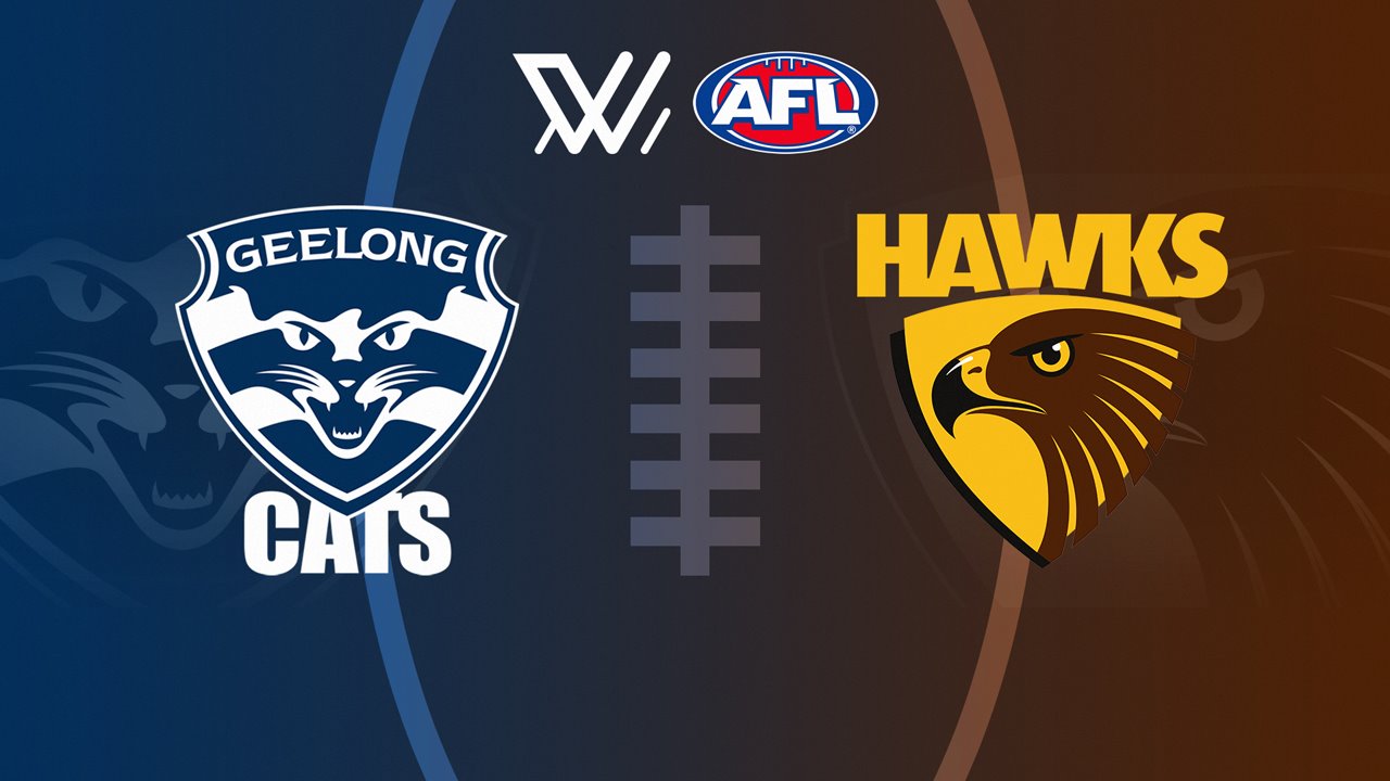 Geelong Cats Women vs Hawthorn Hawks Women poster