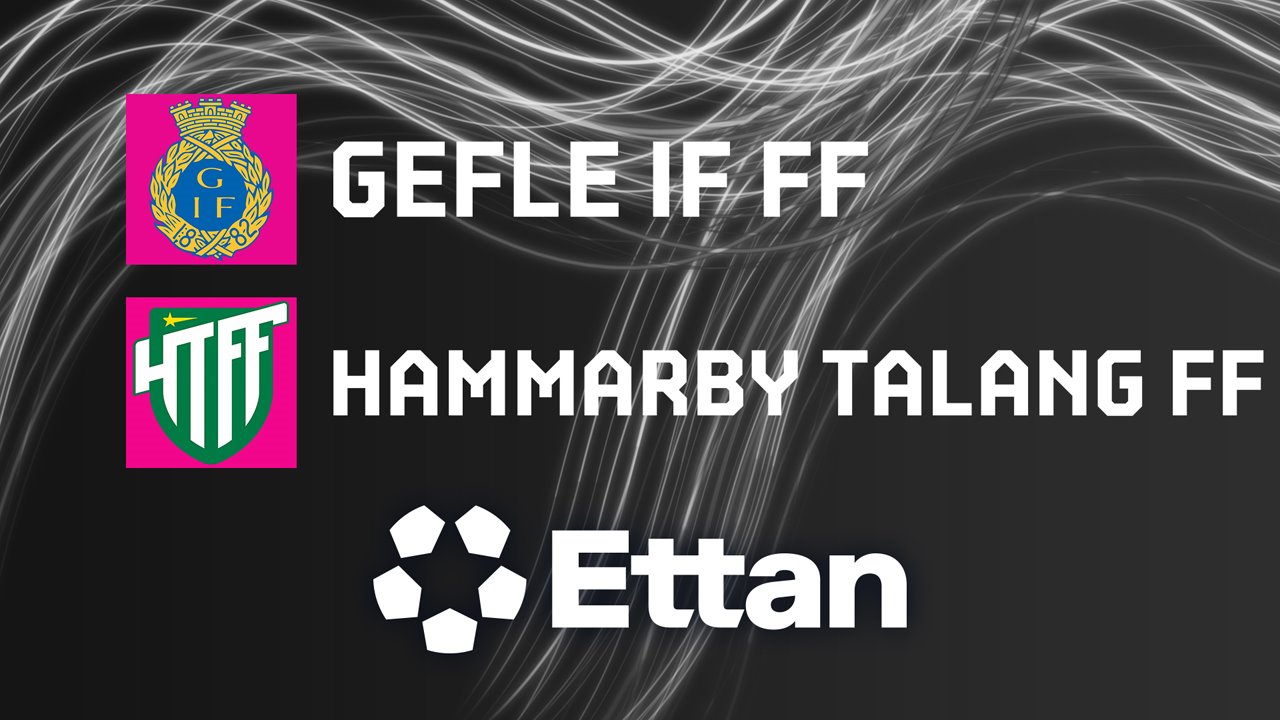 Gefle vs Hammarby Talang poster