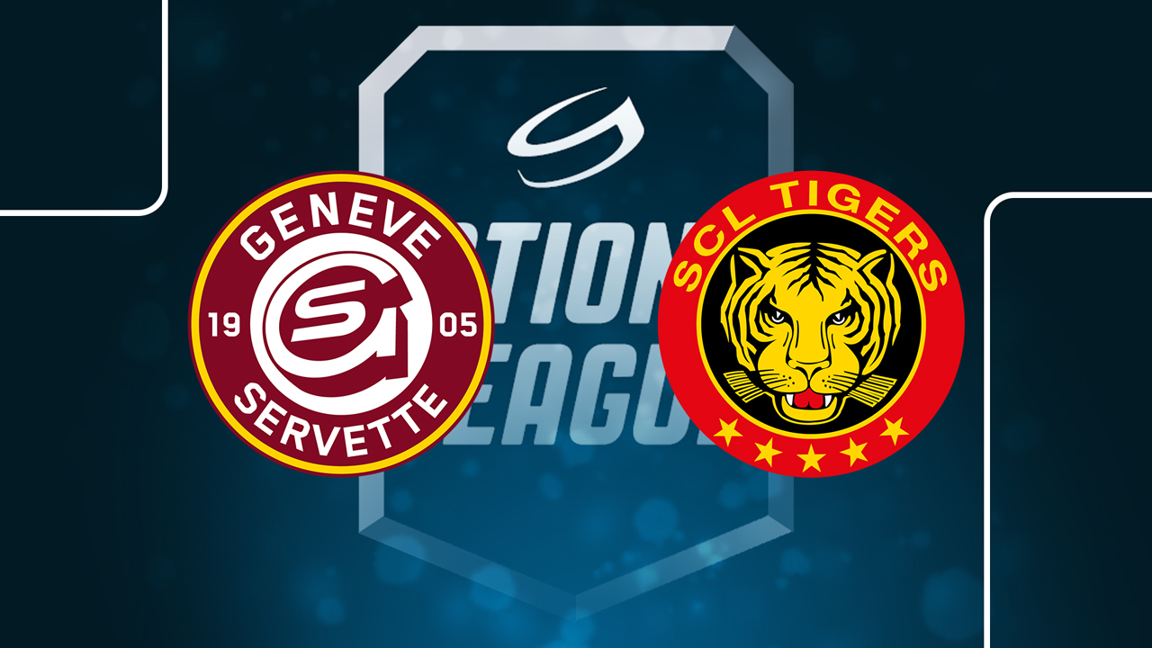 Genève-Servette HC vs SCL Tigers poster Genève-Servette HC vs SCL Tigers poster