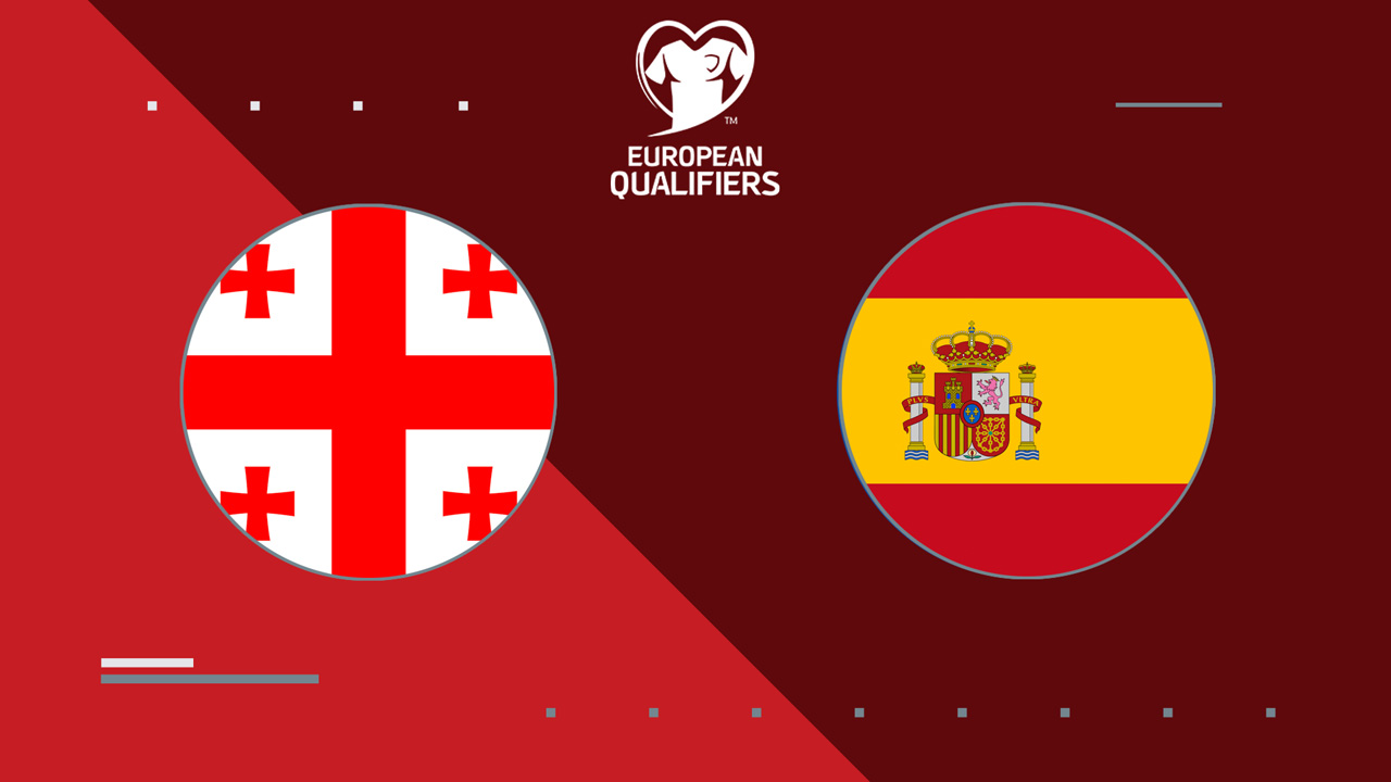 Georgia vs Spain poster Georgia vs Spain poster