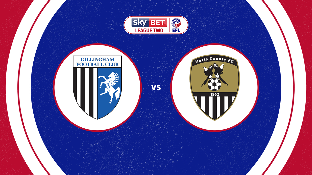 Gillingham vs Notts County poster