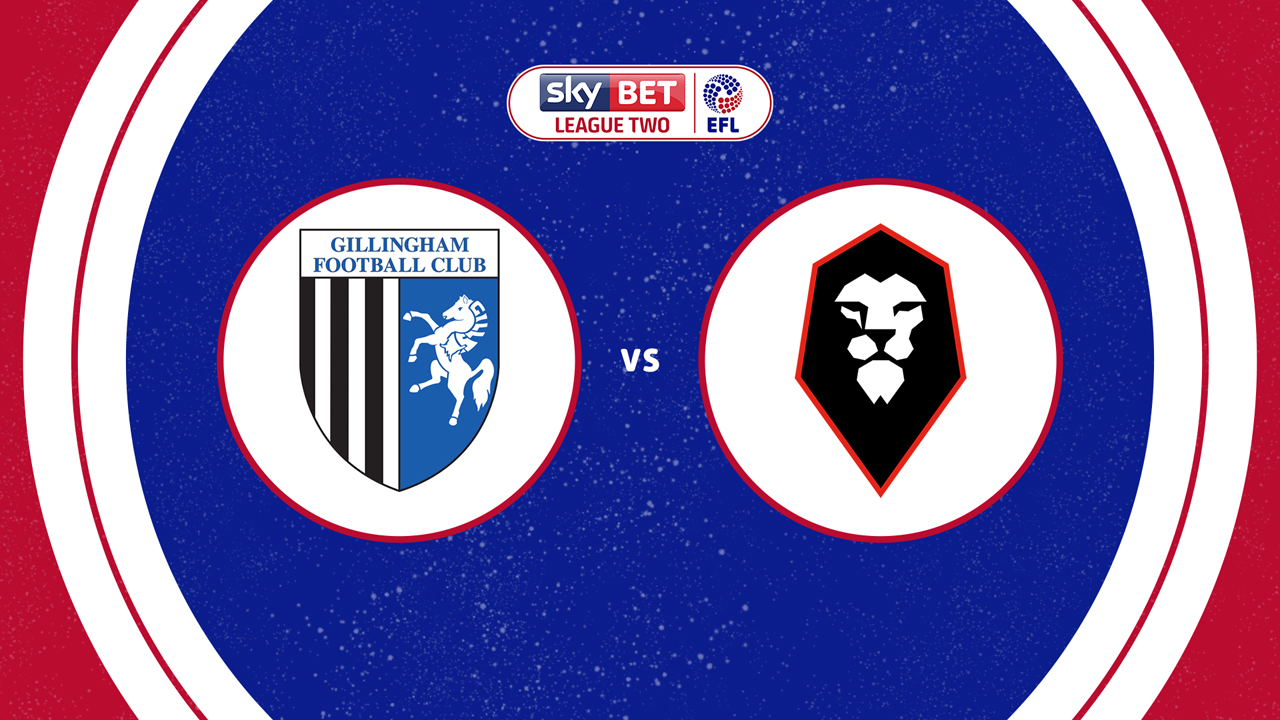 Gillingham vs Salford City poster