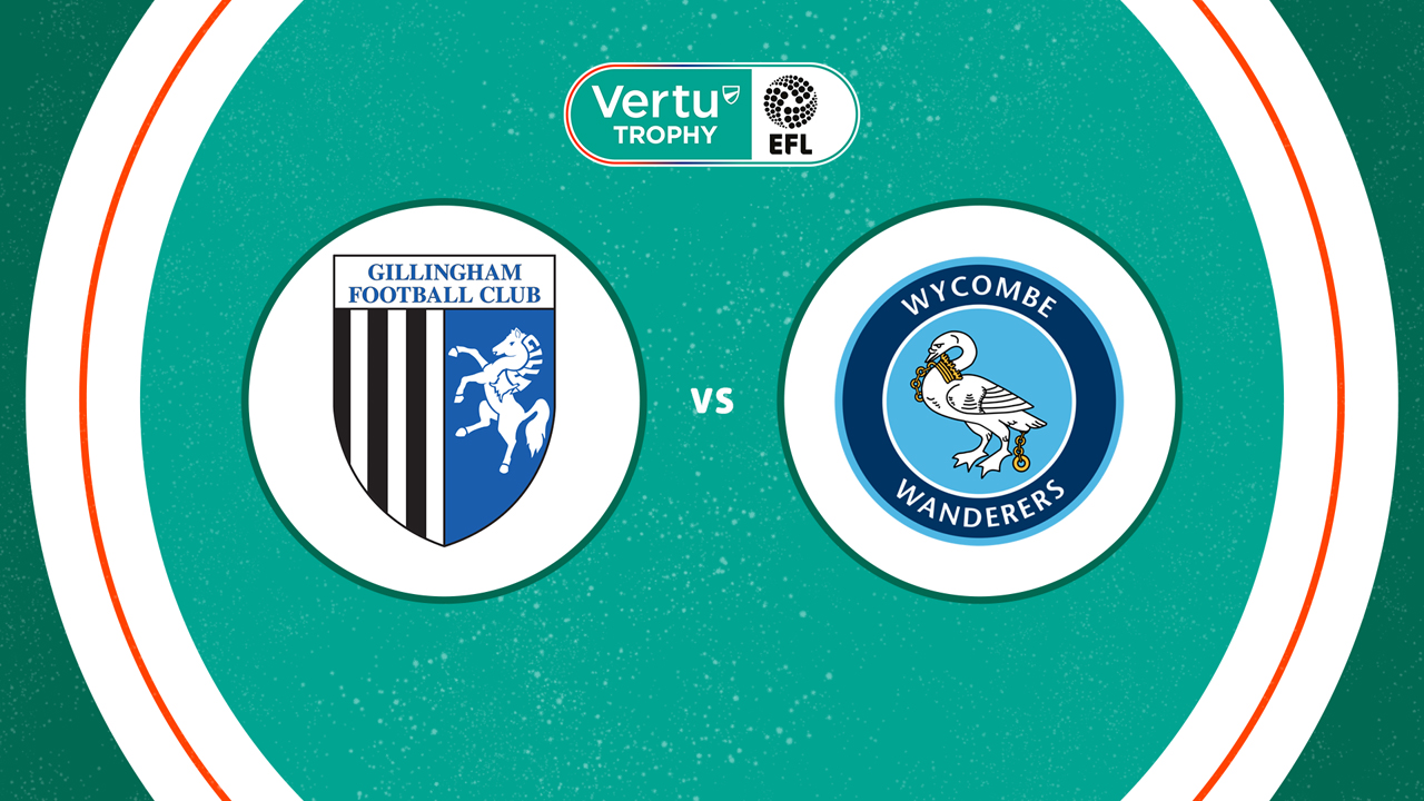 Gillingham vs Wycombe Wanderers poster