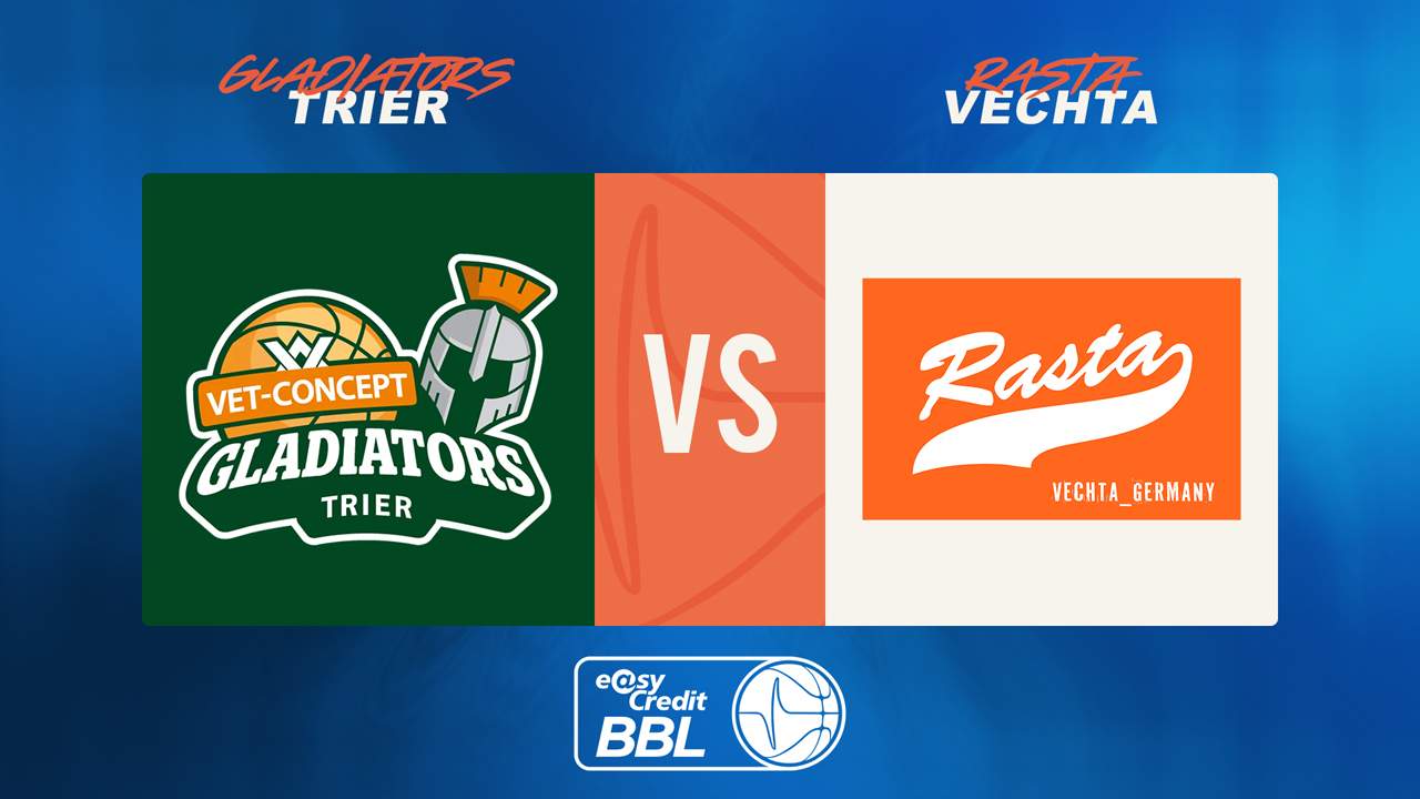 Gladiators Trier vs Rasta Vechta poster