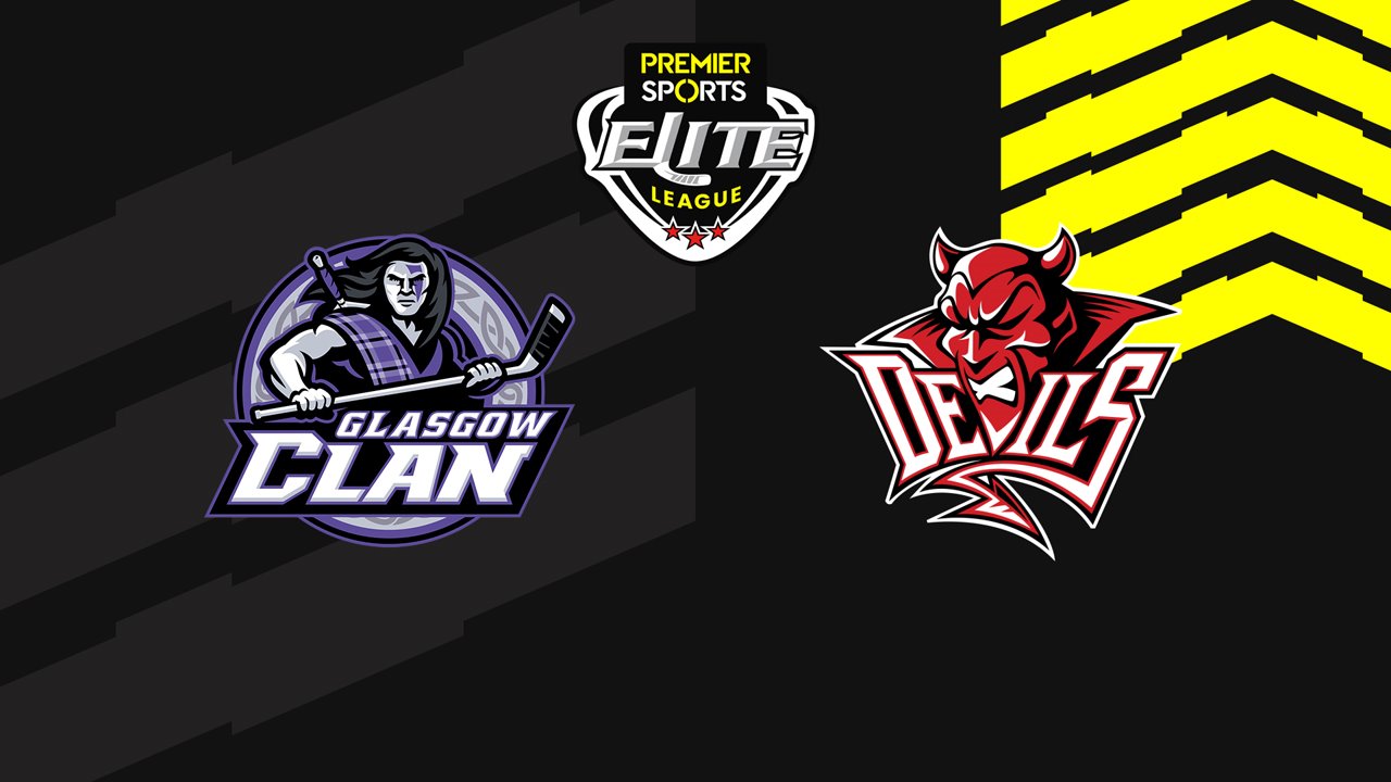Glasgow Clan vs Cardiff Devils poster Glasgow Clan vs Cardiff Devils poster