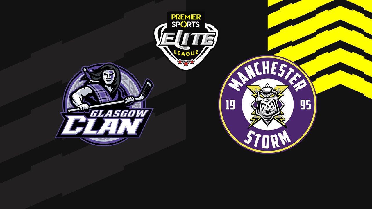 Glasgow Clan vs Manchester Storm poster Glasgow Clan vs Manchester Storm poster