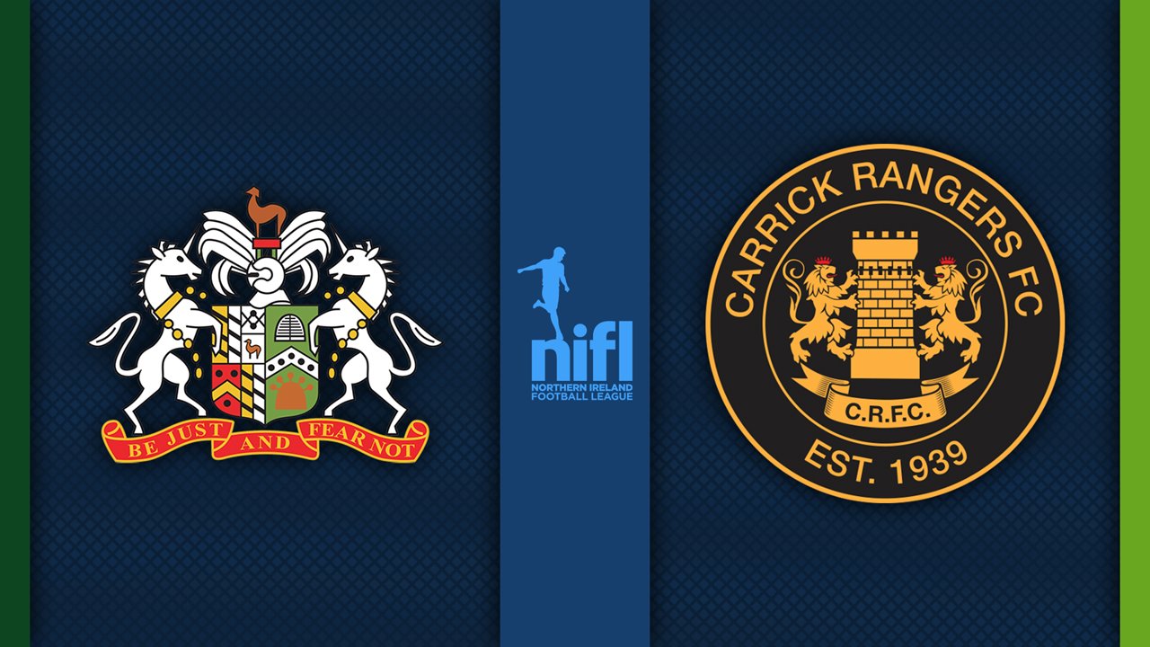 Glenavon vs Carrick Rangers poster
