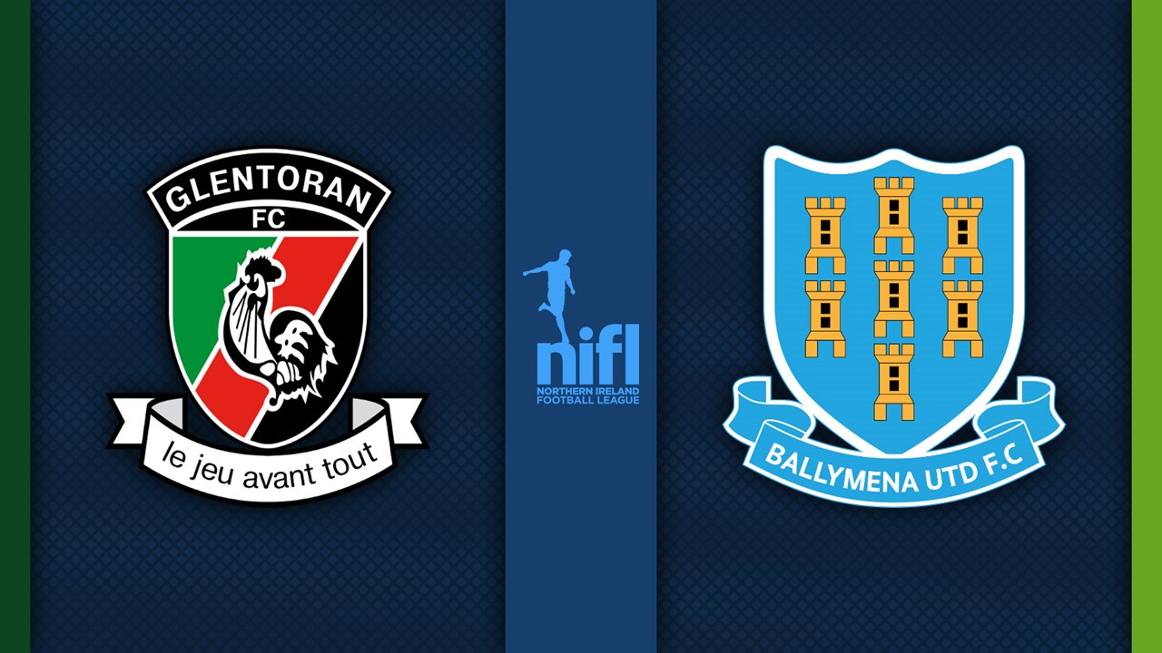 Glentoran vs Ballymena United poster